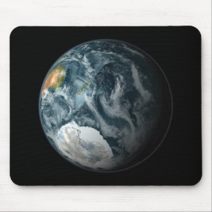 Tapis De Souris À pleine vue de la terre accentuant l'Antarctique