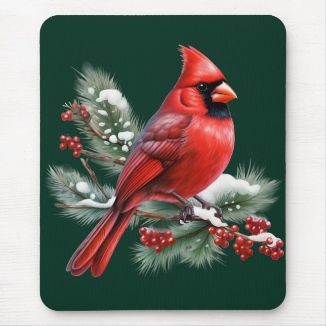 Tapis De Souris A Red Cardinal (Devant)