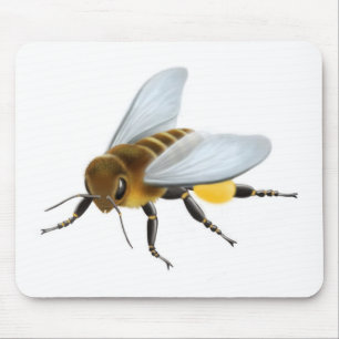 Tapis De Souris Abeille de miel aucuns sig