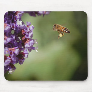 Tapis De Souris Abeille en vol Mousepad