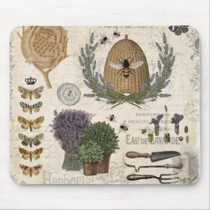 Tapis De Souris Abeille Vintage française moderne