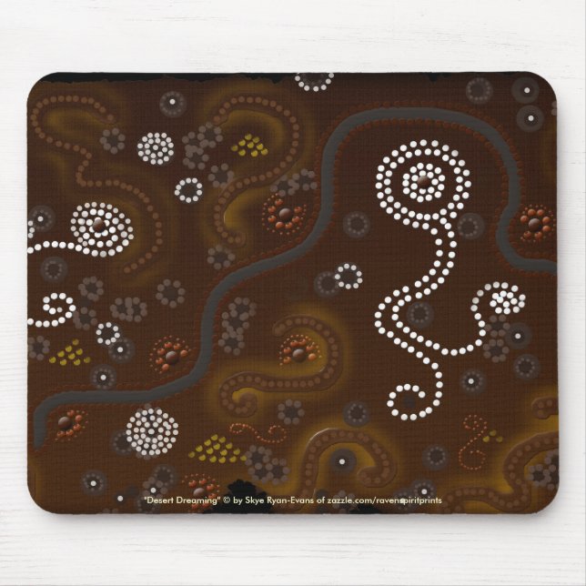 Tapis De Souris Aborigad australien Mousepad (Devant)