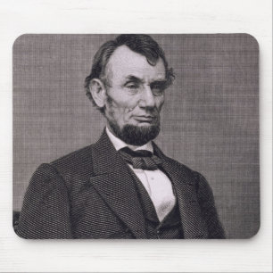 Tapis De Souris Abraham Lincoln, gravé d'une photographie va le