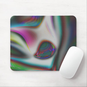 Tapis De Souris abstract fish mouth with psychedelic to soft blur