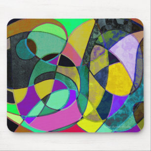Tapis de souris abstrait à la lumière de la bougie