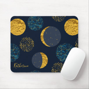 Tapis De Souris Abstrait Motif cosmique personnalisé