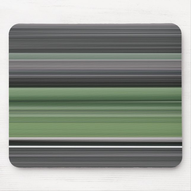 Tapis De Souris Abstrait n° 1 : vert olive et gris (Devant)