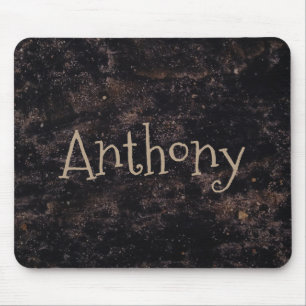 Tapis De Souris Abstrait noir et Brown