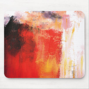 Tapis De Souris Abstrait rouge créatif