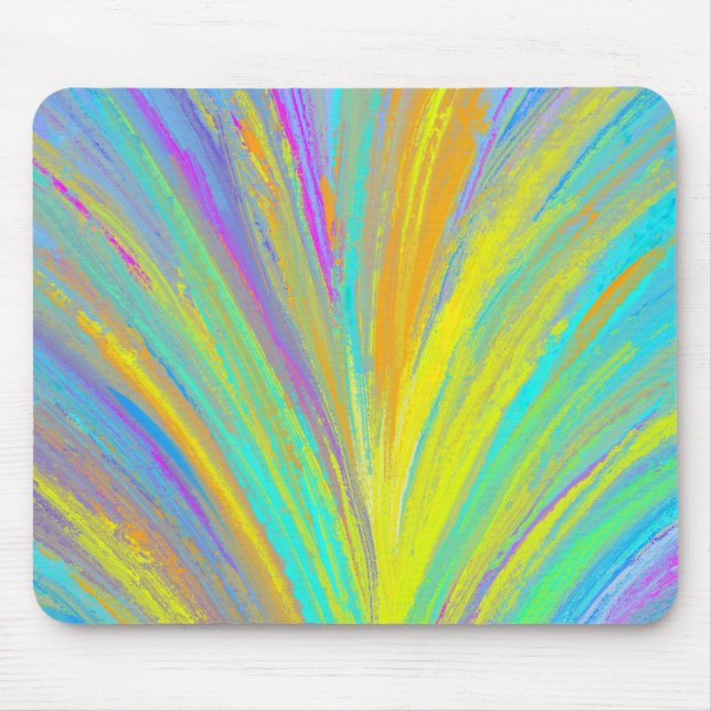 Tapis De Souris Abstrait Tropical Summer Fun (Devant)