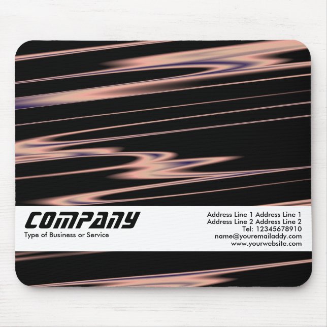Tapis De Souris Abstraits brins de cuivre, entreprise (Devant)