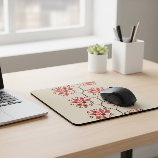 Tapis De Souris Accessoire De Bureau D'Inspiration Folk (Créateur téléchargé)
