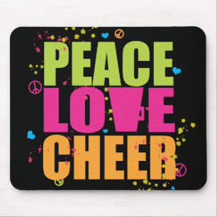 Tapis De Souris Acclamation Mousepad d'amour de paix