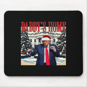 Tapis De Souris Accueil de papa Edition Noël Maison Blanche Trump