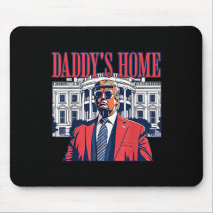Tapis De Souris Accueil Je vote Condamné Felon 2024 Trump Daddy