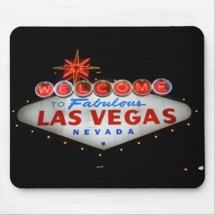 Tapis De Souris Accueillez à Las Vegas Mousepad (la nuit)