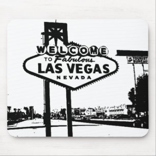 Tapis De Souris Accueillez au graphique de vecteur de Las Vegas