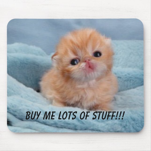 Tapis De Souris Achat pour le chaton mignon (Devant)