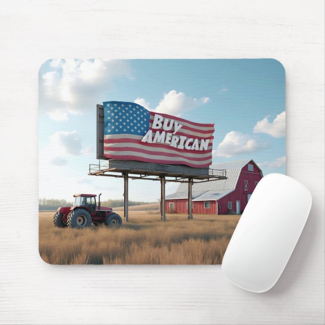 Tapis De Souris Acheter American Billboard Avec Red Tractor et Gra (Avec souris)
