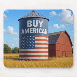 Tapis De Souris Acheter American Sign On a Farm Silo