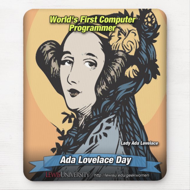 Tapis De Souris Ada Lovelace Mousepad (Devant)