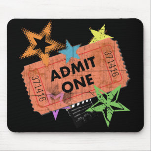 TAPIS DE SOURIS ADMETTEZ UN BILLET DE FILM