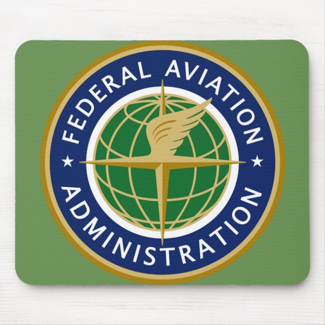 Tapis De Souris Administration Fédérale d'Aviation de FAA (Devant)