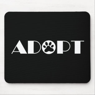 Tapis De Souris Adopter chien à patte
