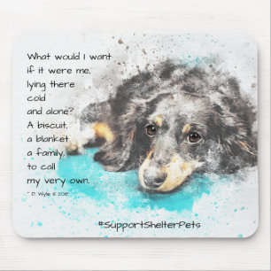 Tapis De Souris Adopter Un Abri - Dachshund