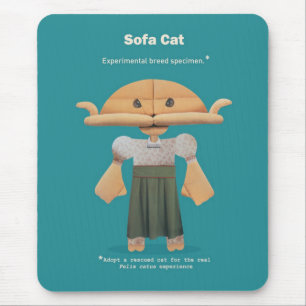 TAPIS DE SOURIS ADOPTEZ UN CHAT SAUVÉ !