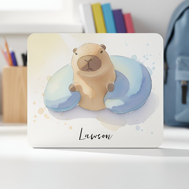 Tapis De Souris Adorable Capybara Mouse Pad  (Créateur téléchargé)