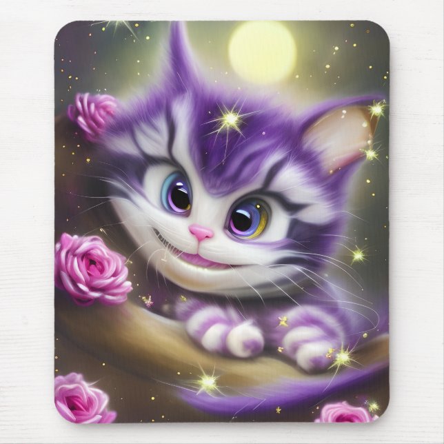Tapis De Souris Adorable Cheshire Kitten (Devant)
