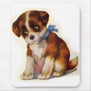 Tapis De Souris adorable chiot des années 1930 no 2