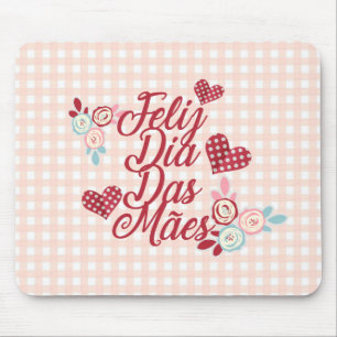 Tapis de souris adorable du diamètre DAS Mães   de