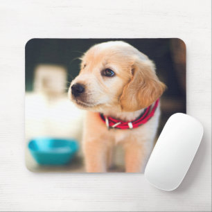 Tapis De Souris Adorable Golden Retriver Puppy