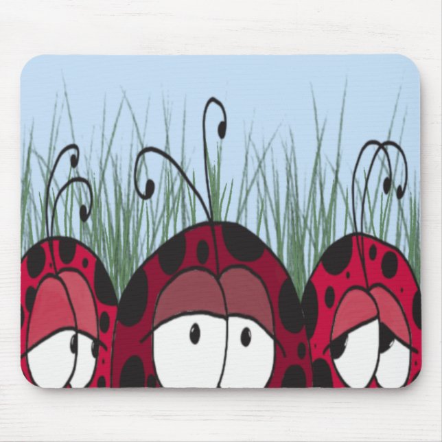 Tapis De Souris adorable Ladybugs (Devant)