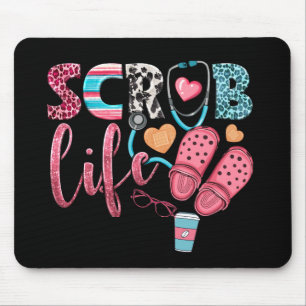 Tapis De Souris Adorable Rétro Scrub Life