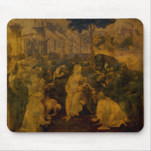 Tapis De Souris Adoration du Magi Léonard de Vinci
