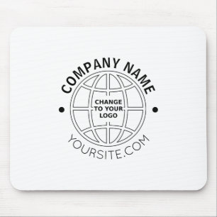 TAPIS DE SOURIS ADRESSE WEB LOGO LOGO DE LA SOCIÉTÉ PERSONNALISÉE