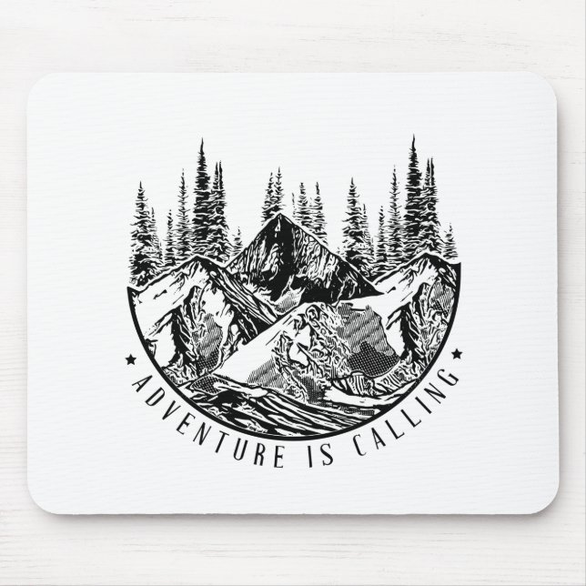 Tapis De Souris Adventure is calling (Devant)