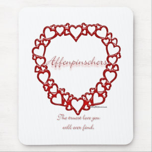 Tapis De Souris Affenpinscher Véritable Amour