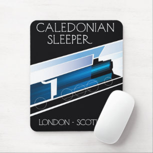 Tapis De Souris Affiche de voyage Caledonian Sleeper Londres Ecoss