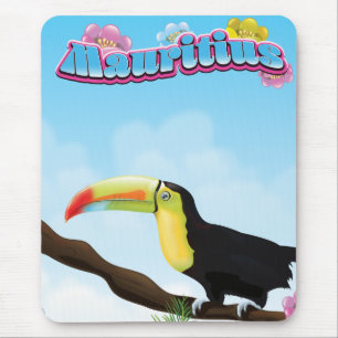 Tapis De Souris Affiche de voyage Maurice