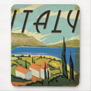 Tapis De Souris Affiche italienne vintage
