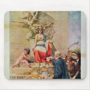 Tapis De Souris Affiche pour le deuxième prêt pour la défense