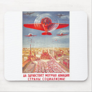 Tapis De Souris Affiches de propagande d'Union Soviétique de