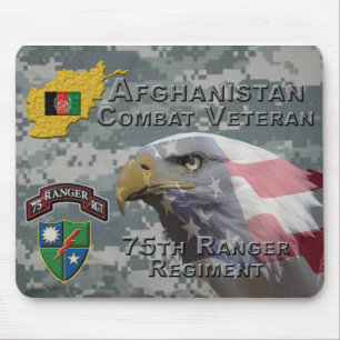 Tapis De Souris Afghanistan Combat Veteran 75th Ranger Regiment