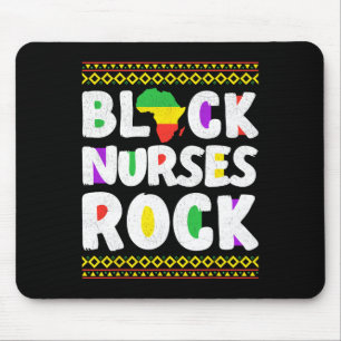 Tapis De Souris African American Black Nurse Rock Junet1