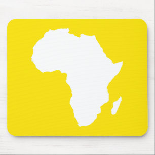 Tapis De Souris Afrique Audacieuse Jaune Dorée
