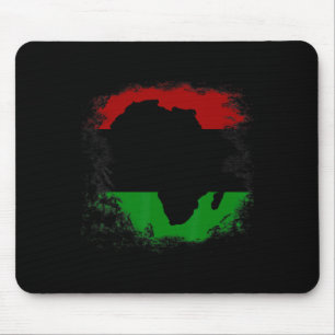 Tapis De Souris Afrique Drapeau Afrique Carte du continent panafri